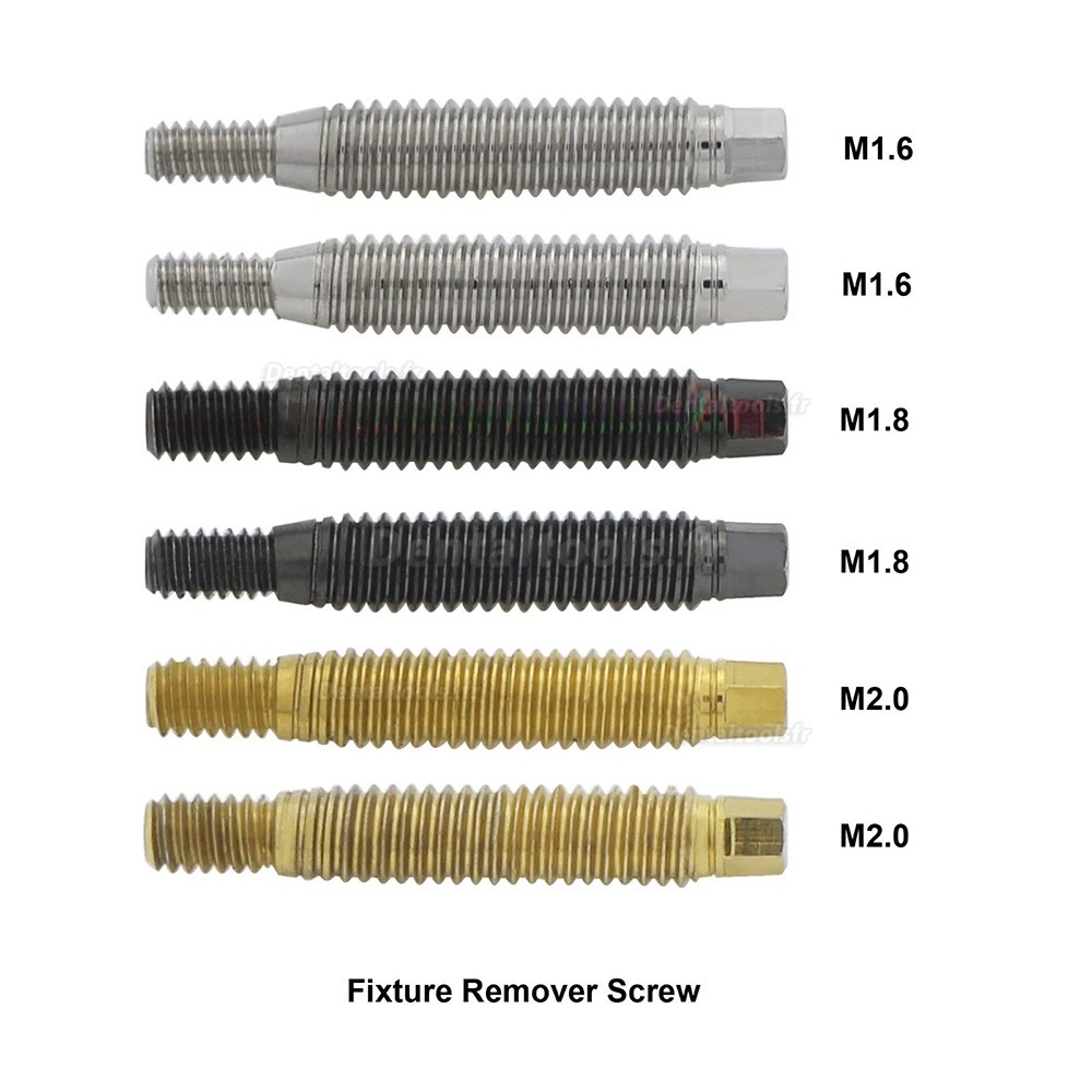 Kit de retrait de fixture d'implant dentaire avec clé dynamométrique et cliquet